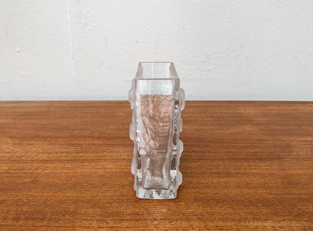 Mid-century German space age bubble glass vase by Gral, 1960s.