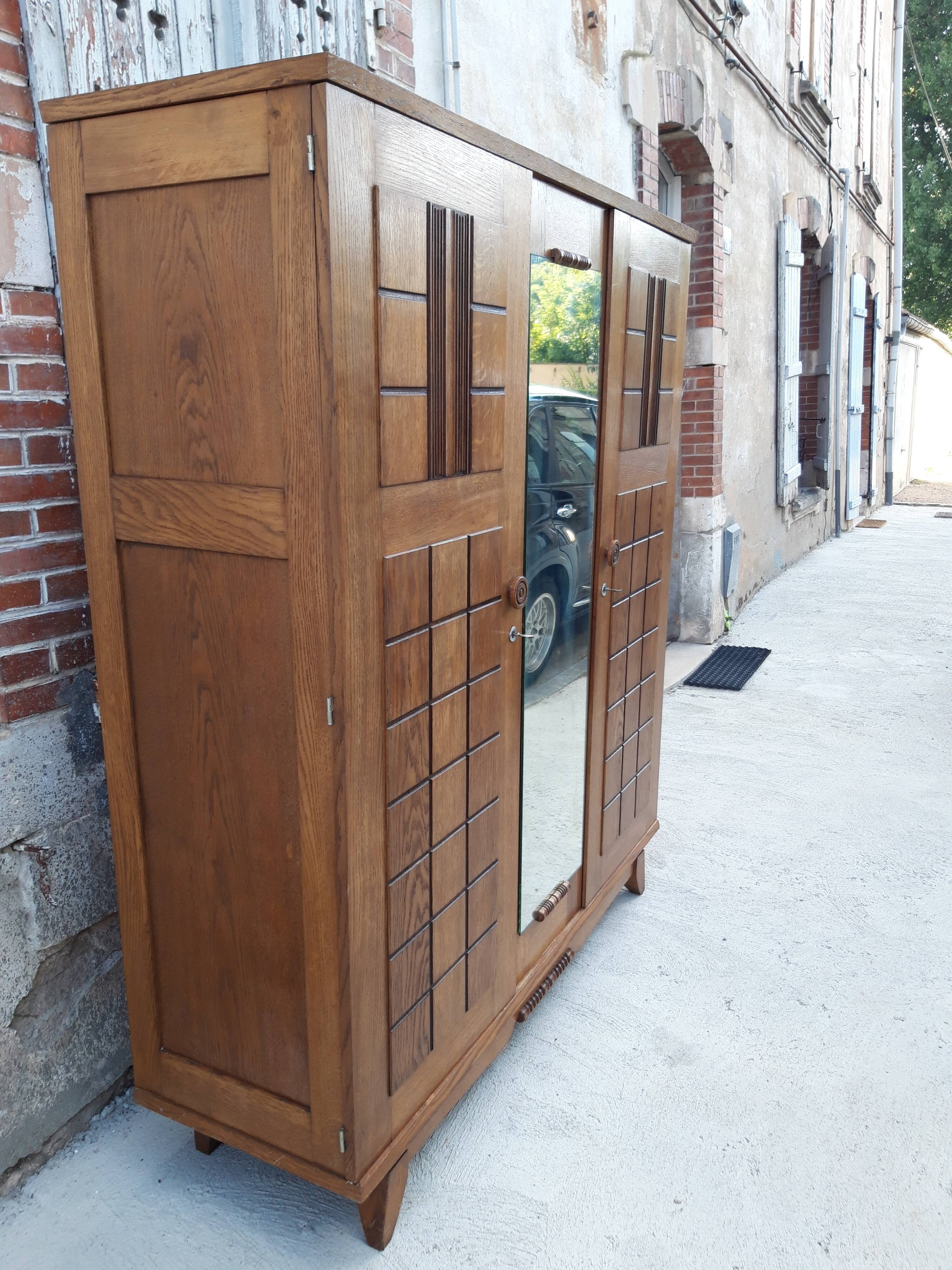Armoire parisienne année 50 art déco