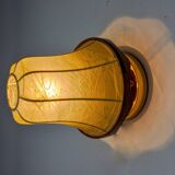Pear-shaped “cocoon” wall lamp, Italy, 1960