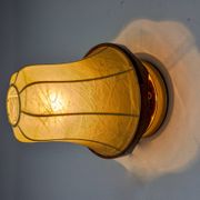 Pear-shaped “cocoon” wall lamp, Italy, 1960