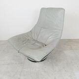 Vintage leather lounge chair by Gerard van den Berg, 1970s