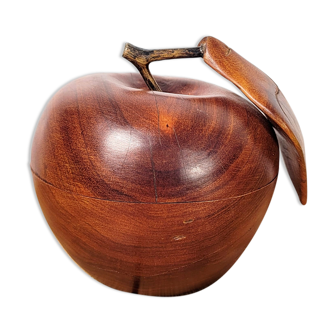 Olive wood apple box