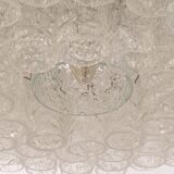 Large Doria chandelier with frosted glass tubes, Germany, 1960s.