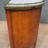 Small Louis XVI style chest of drawers with rounded sides