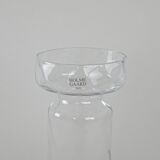 Glass vase, Danish design, 1970s, manufacturer: Holmegaard