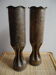 Pair of engraved art trench casings
