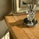 Vintage lamp in crystal and chrome French manufacture PL Shade