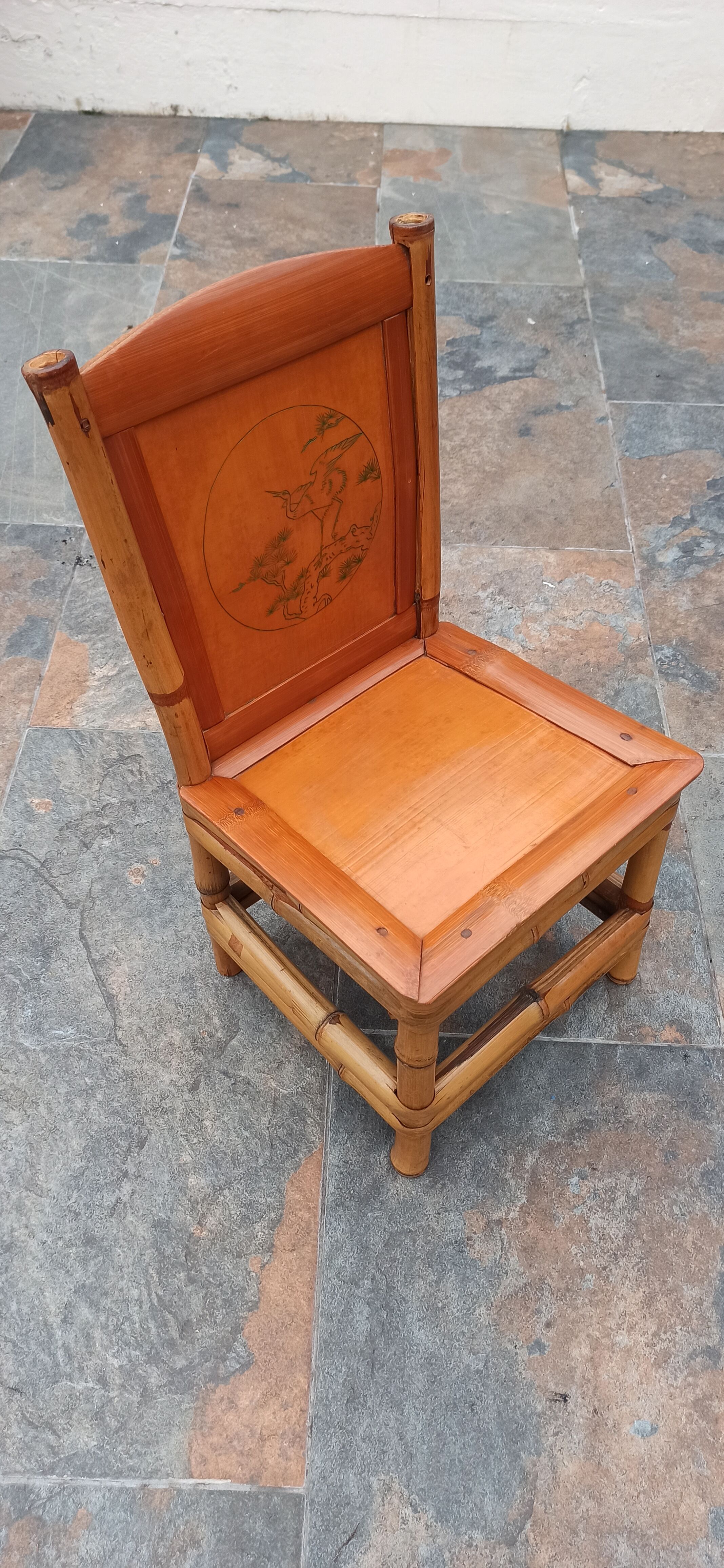 Vintage bamboo chair