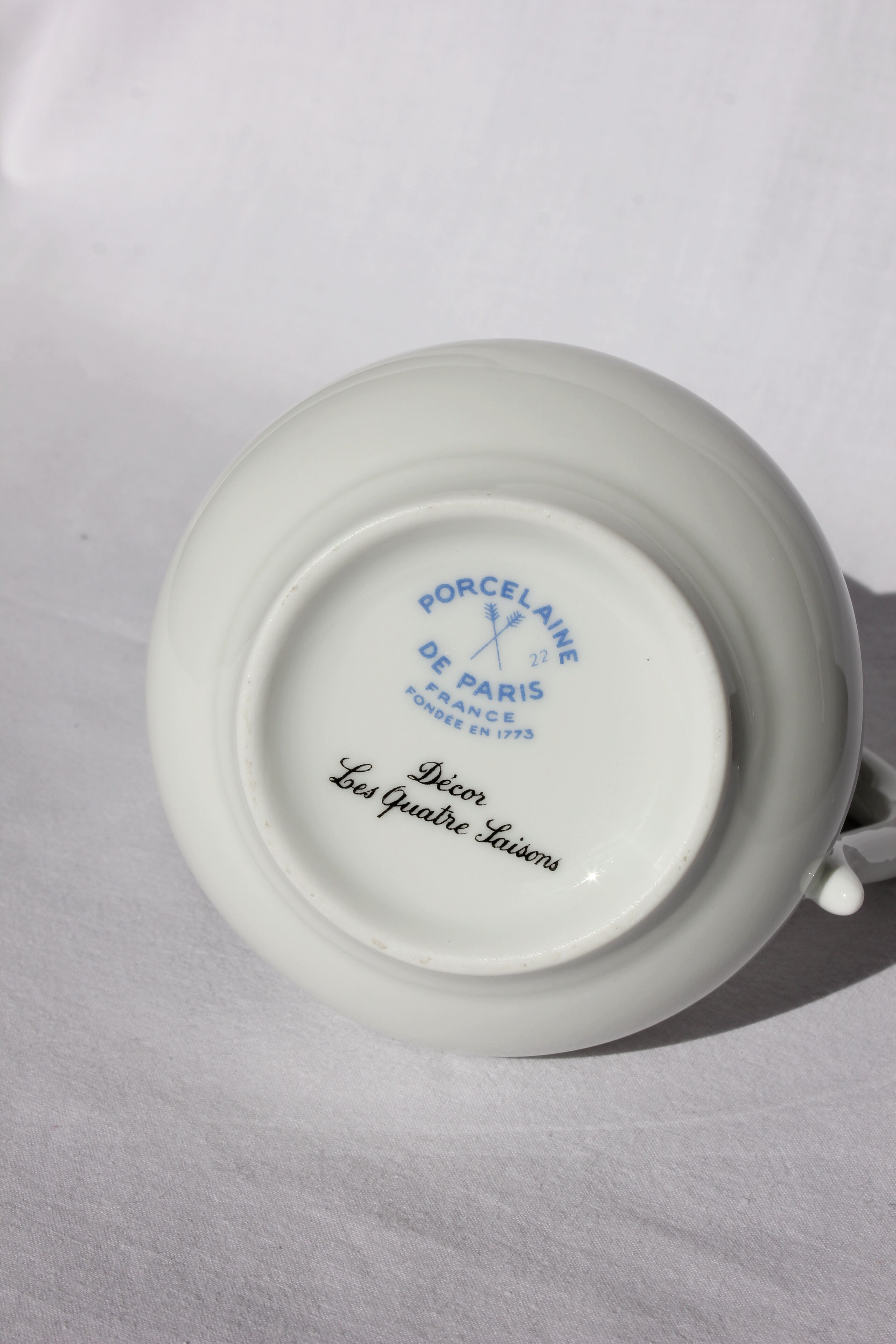 "The Four Seasons" Milk Jug, Paris Porcelain