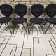 Lot 4 chaises ergonomiques design vintage