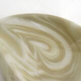 Marbled ceramic soap dish