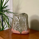 Glazed terracotta vase