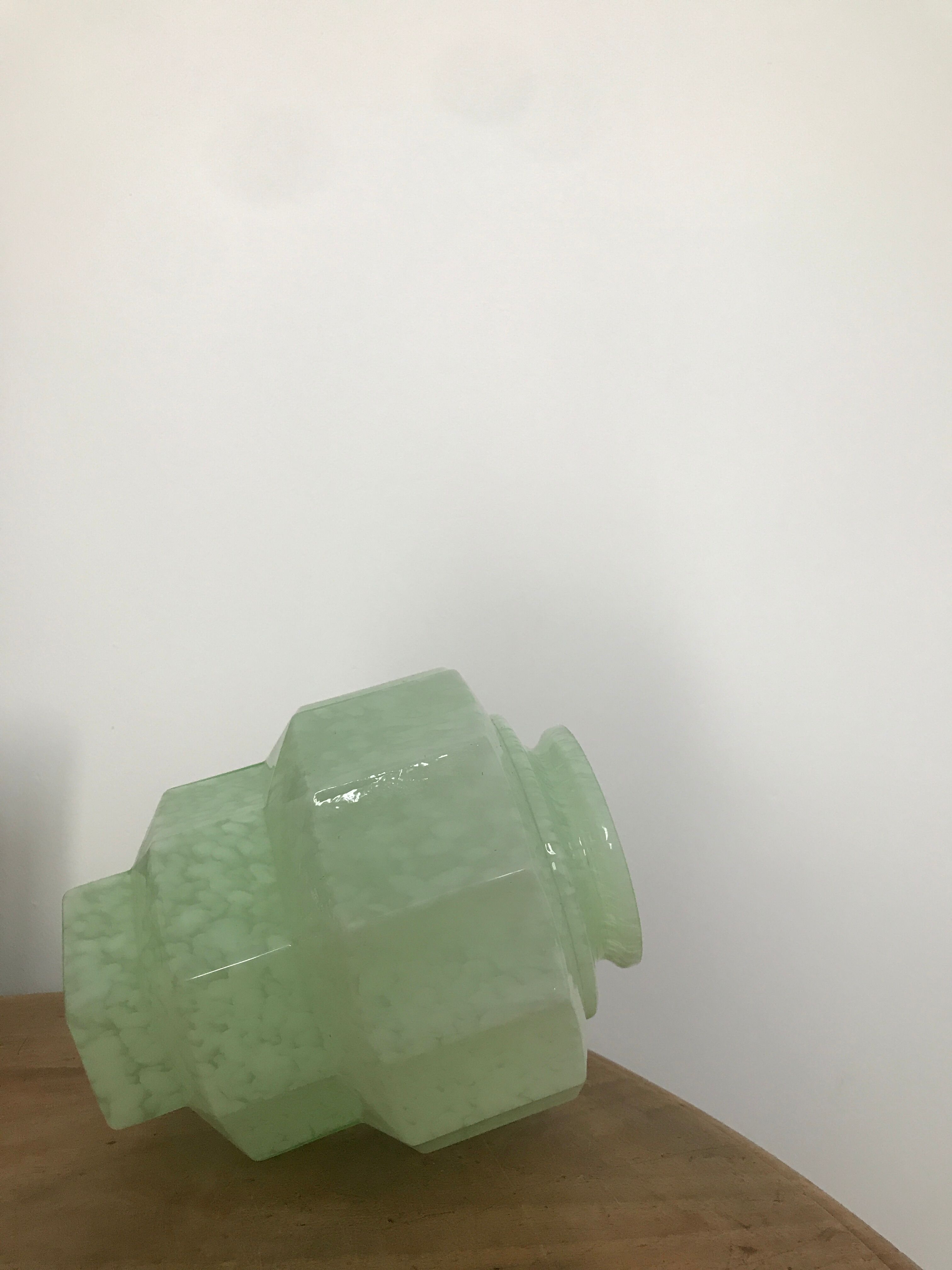 Speckled glass globe