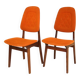 Set de 2 chaises scandinave en teck, Suède, 1960