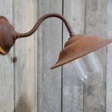 Applique murale French Rusty Barn Lamp
