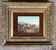 Orientalist battle scene, oil on panel in the style of George Washington