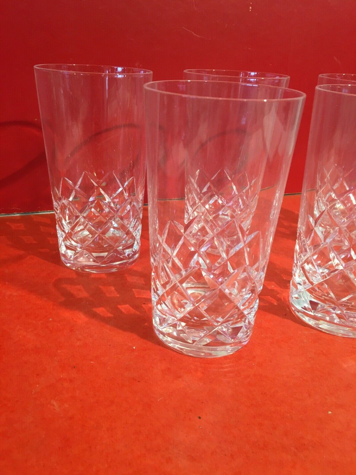 Service de 6 verres à Eau Drink etc en crista