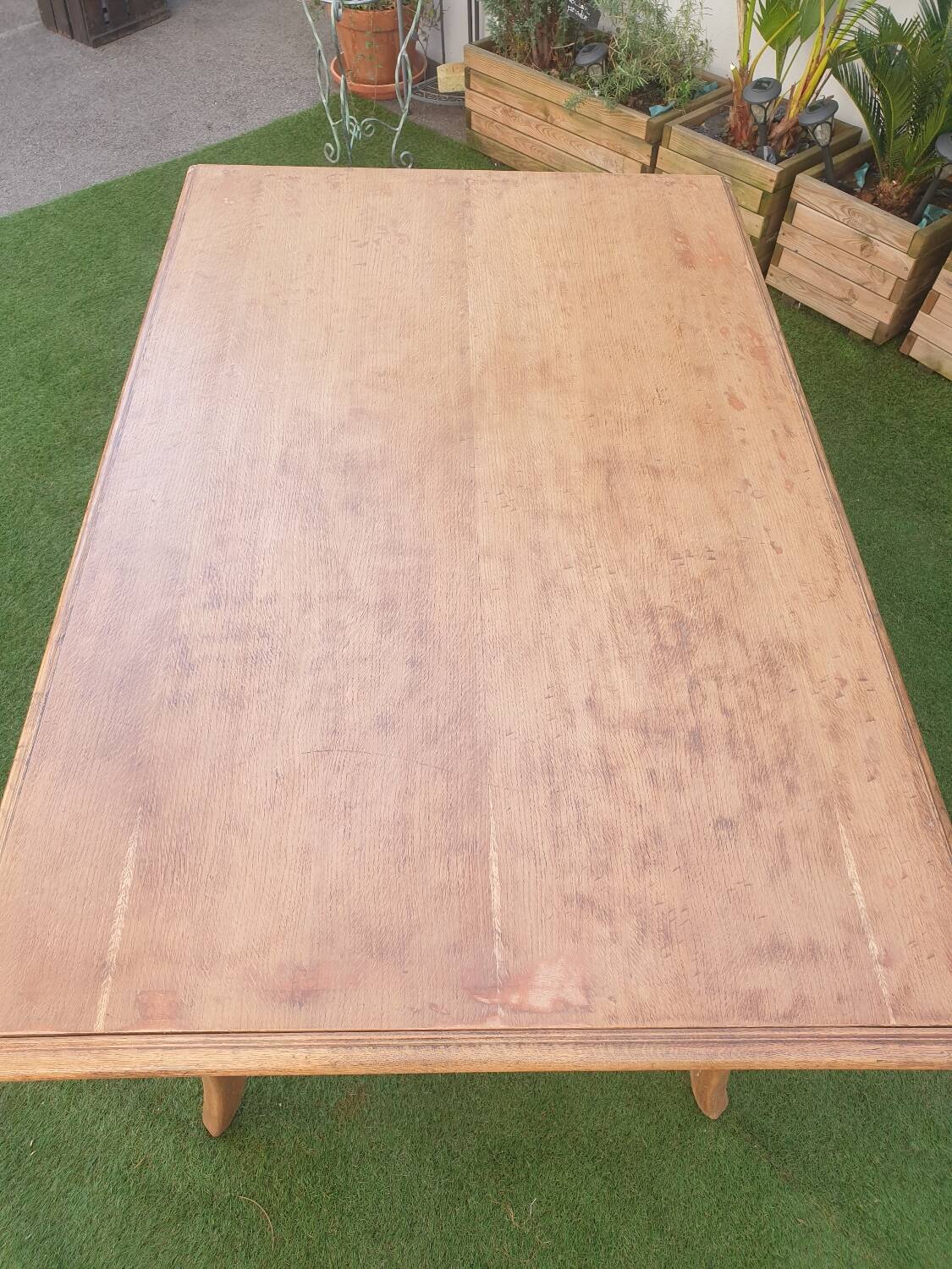 Luberon solid wood family table