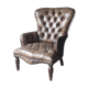 Fauteuil Chesterfield antique