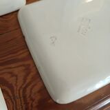 Set of 10 vintage enameled earthenware plates Renouveau Cagnes sur Mer