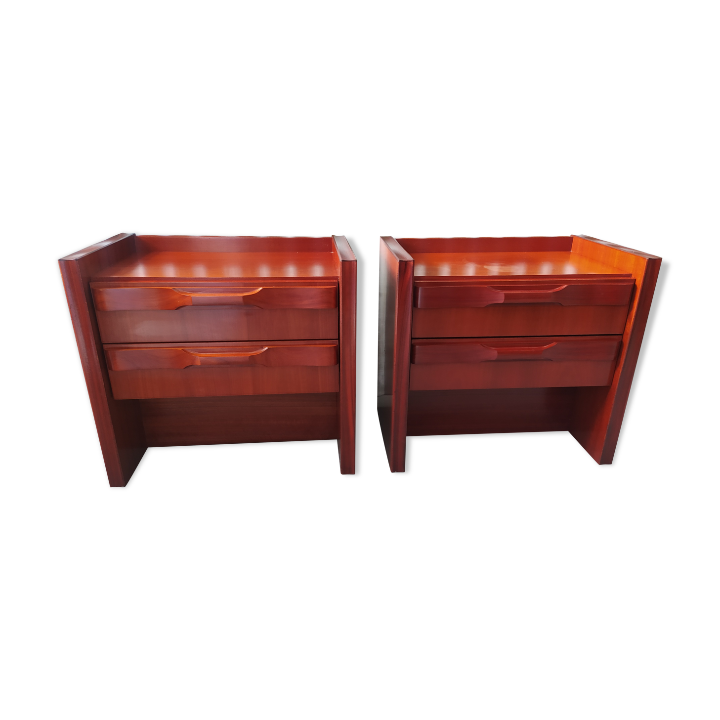 Pair of vintage bedside table