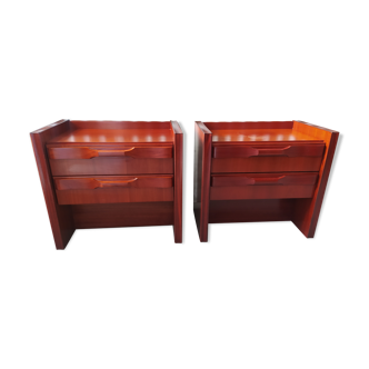 Pair of vintage bedside table
