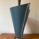 1950 umbrella stand, perforated sheet metal and brass