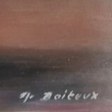 Tableau anémones Auguste Boiteux