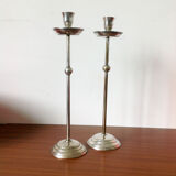Pair of silver candlesticks