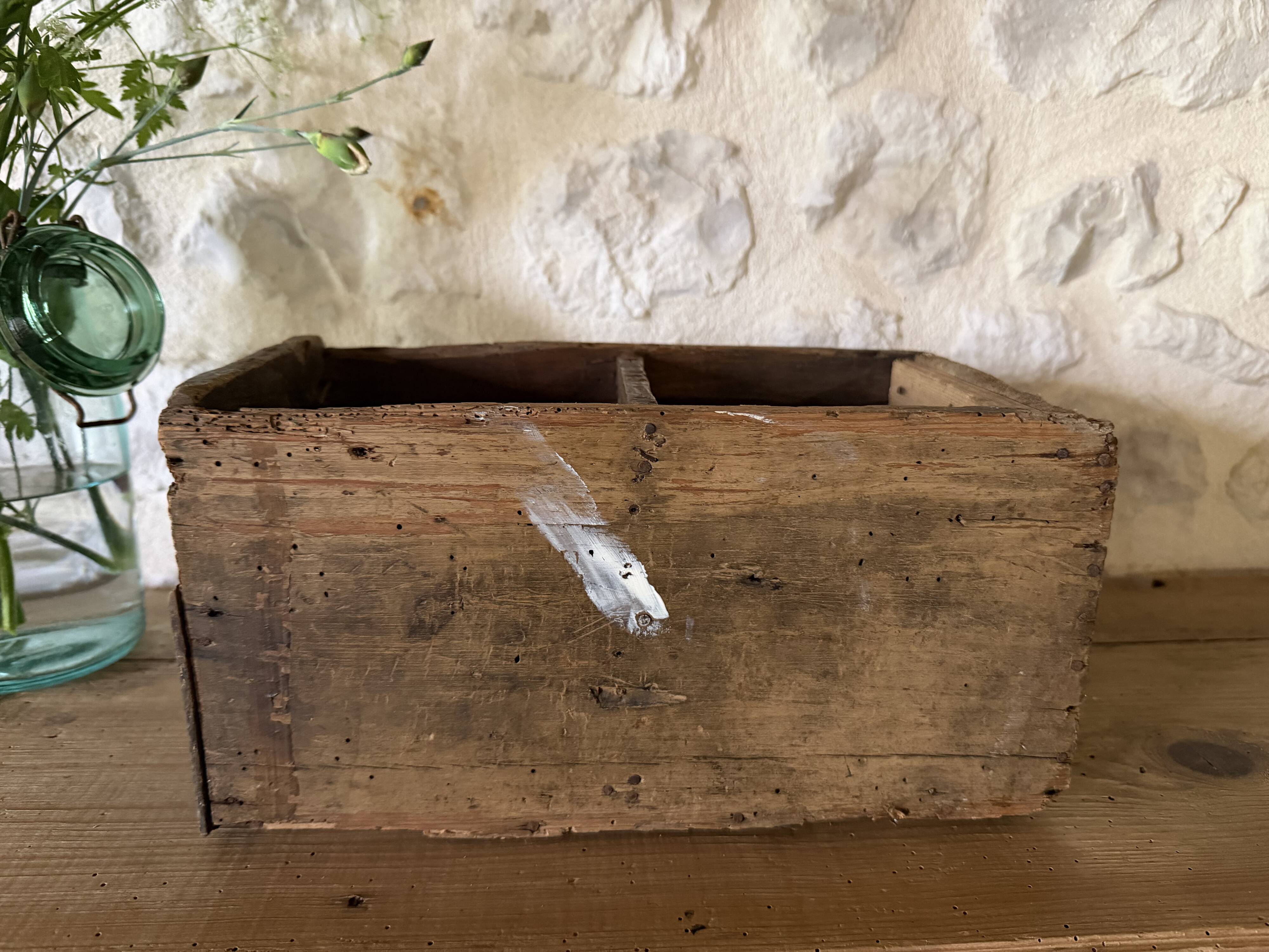 Wooden craft box