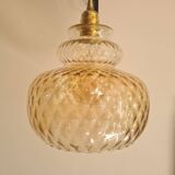 Vintage glass pendant light