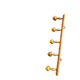 Porte-manteau en bois ancien