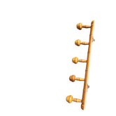 Antique wooden coat rack