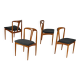 Set of four Danish Design Teak Dining Chairs by Johannes Andersen for Uldum - 1960s