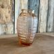Vase Art Déco en verre rose