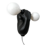 Vintage ceramic wall lamp by JC Peiré 80s