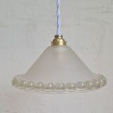 Vintage glass pendant lamp
