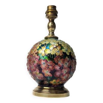 Lamp by Camille Fauré Enamels of art Limoges (1874-1956)