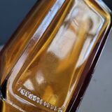 Art Deco liqueur carafe in amber glass