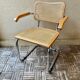 Cesca B64 armchair designed by Marcel Breuer, vintage Italy, 1980s.