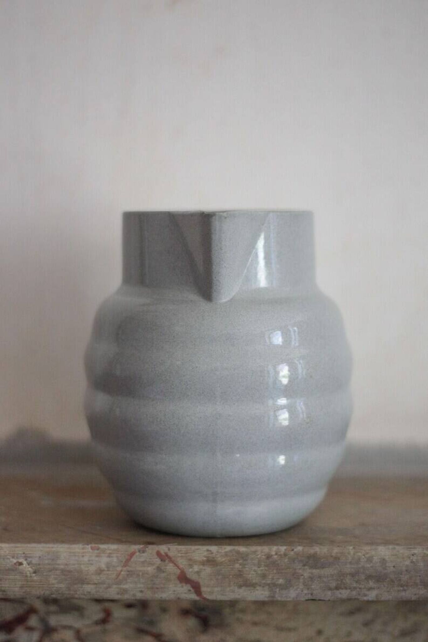 Ceramic pitcher Digoin, Art Deco pitcher, jug, kitchen, collection, pitcher