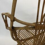 Van Rohe Noordwolde rattan chair, 1960s