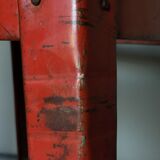 Vintage industrial stool made of recycled sheet metal