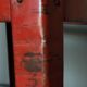 Tabouret industriel vintage en tôle recyclée