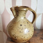 Pichet vase en grès pyrité 20 cm