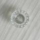 Set of 3 thick glass candle holders