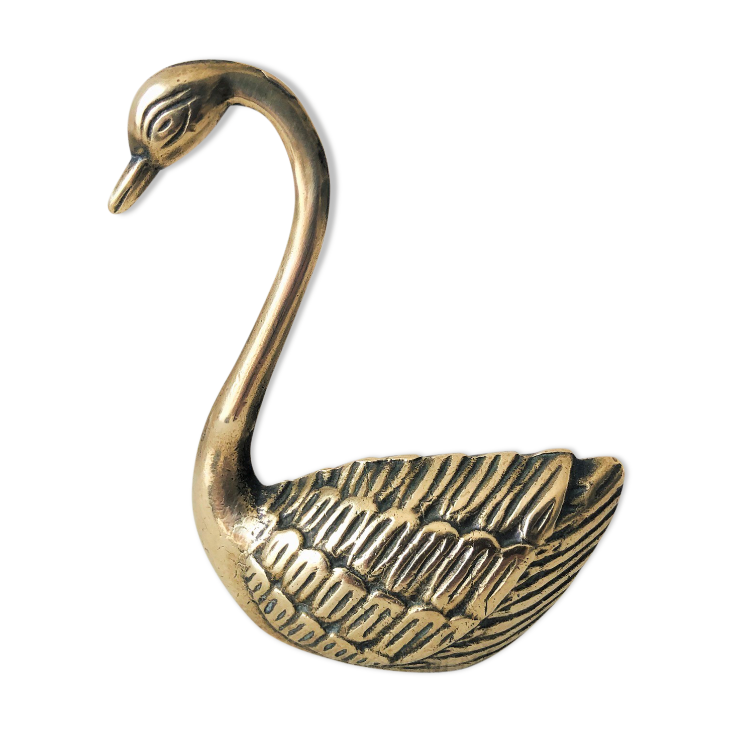 Ancient brass swan