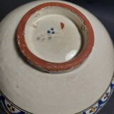 Antique ceramic dish Morocco Safi signed 29 cm