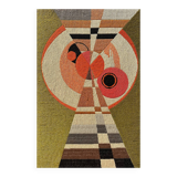 Grande tapisserie originale cinétique OPart. France, années 70