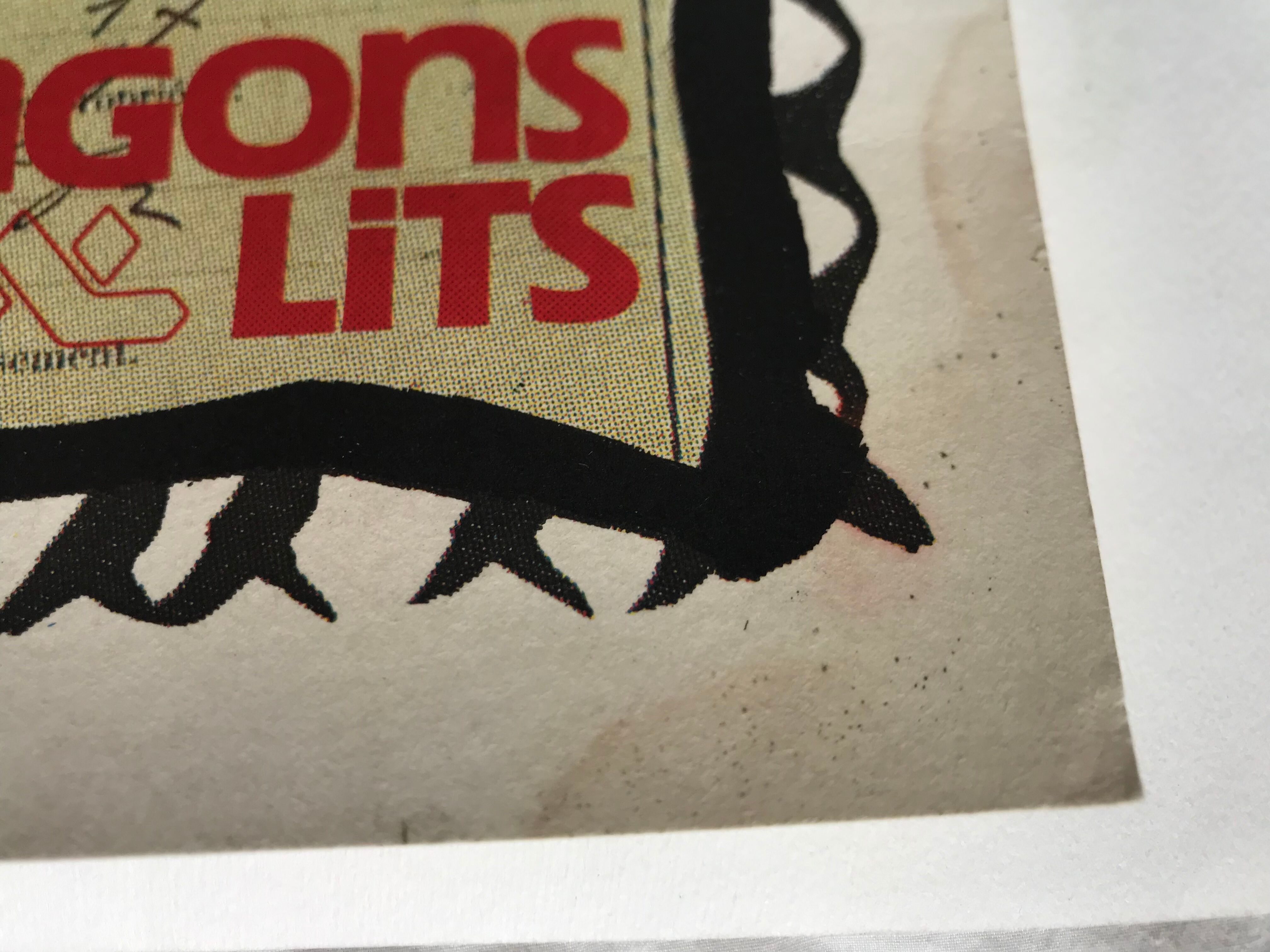 Alechinsky pierre (1927) wagons-lits / la roue, 1989. original poster printed in lithography